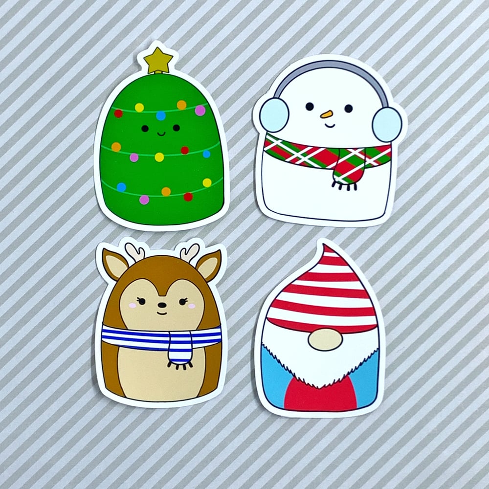 Image of Christmas Squishmallow Stickers