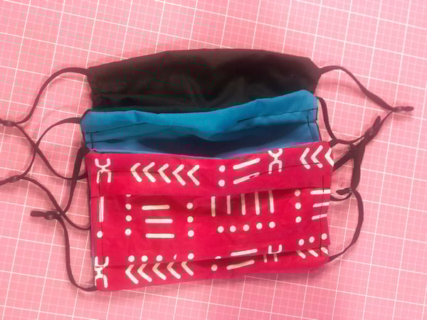 Image of Adjustable Face Mask with Pocket for Filter