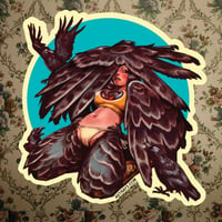 5"x5" Harpy vinyl sticker!