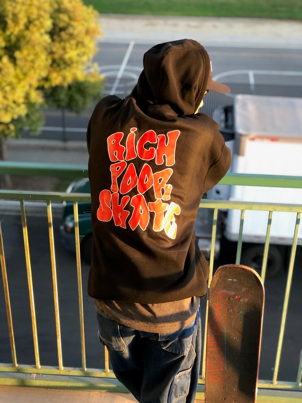 Image of "Red graffiti" hoodie 