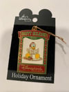 2001 Donald Duck DLR Happy Holidays  Ornament pin 