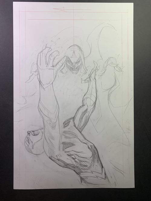 Image of FLASH #765 COVER original art
