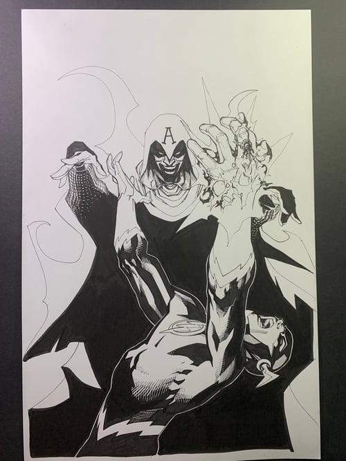 Image of FLASH #765 COVER original art