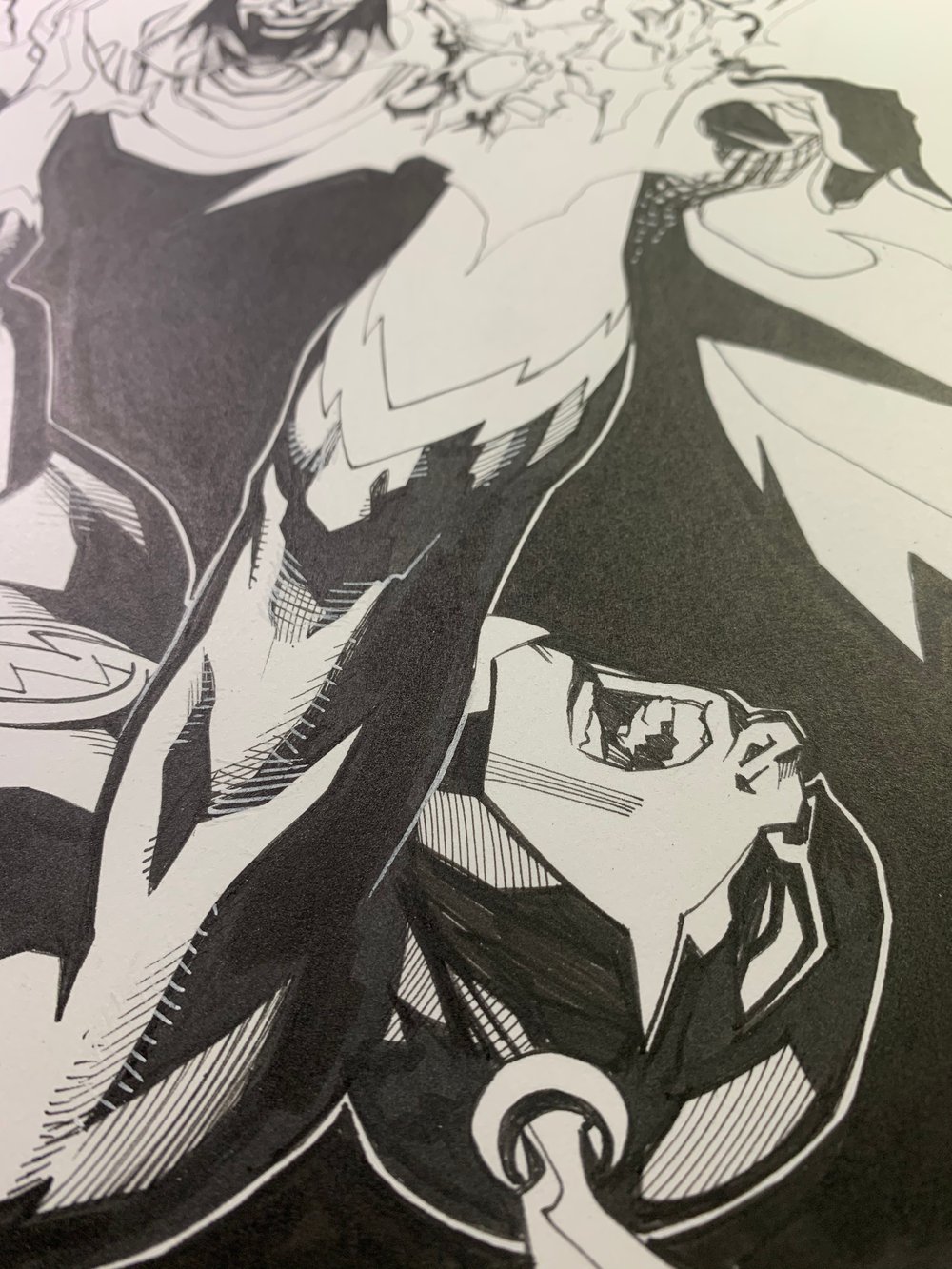 Image of FLASH #765 COVER original art