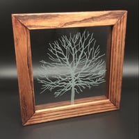Image 1 of Freestanding frame with tree design
