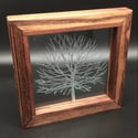 Freestanding frame with tree design