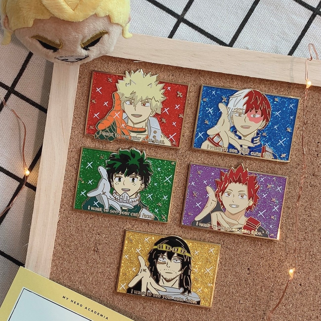 my hero academia funko pins