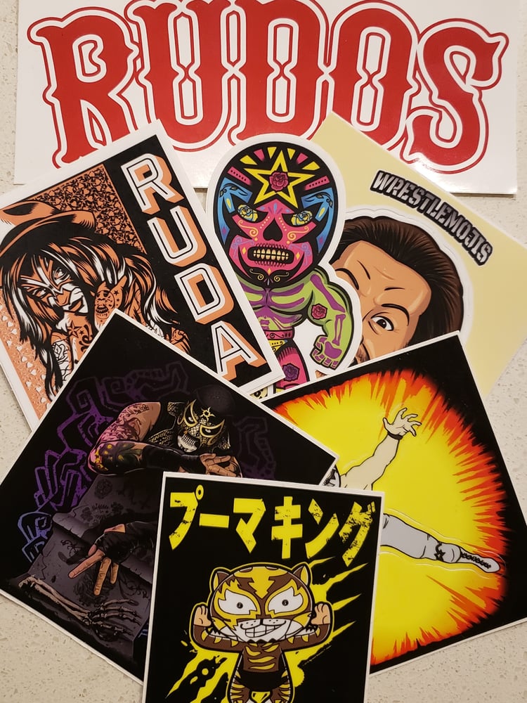 Image of Mystery-pack Lucha Libre Stickers