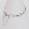 Solid Silver Teardrop Bracelet