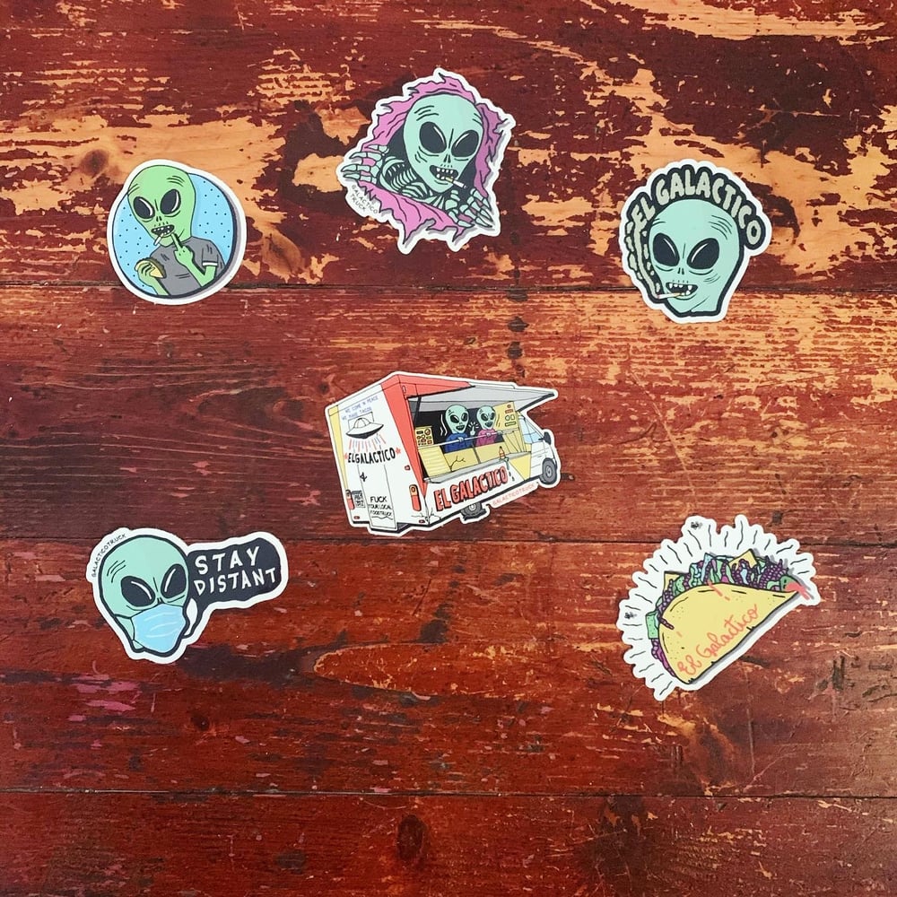 Image of Alien stickers pack
