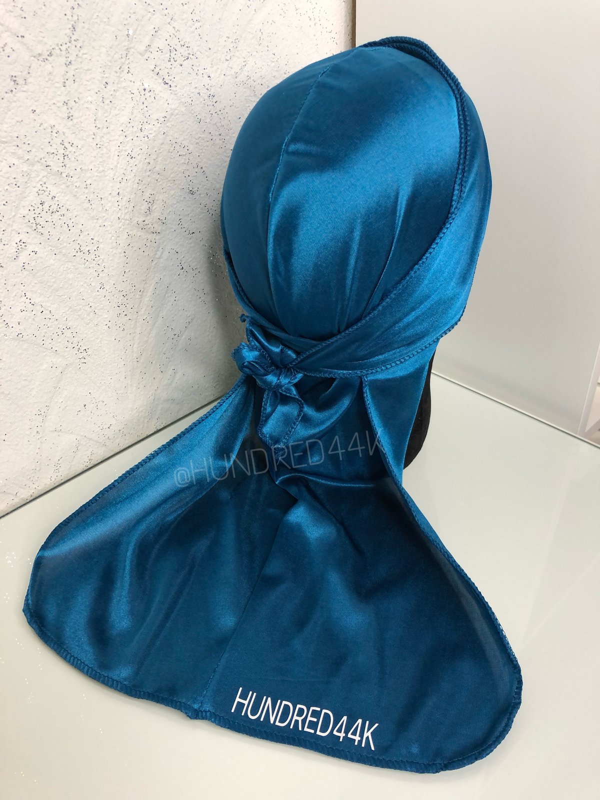 PREMIUM SILK DURAG- BLUE
