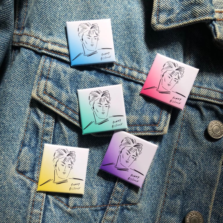 'BOY' - SQUARE BADGE Image 4