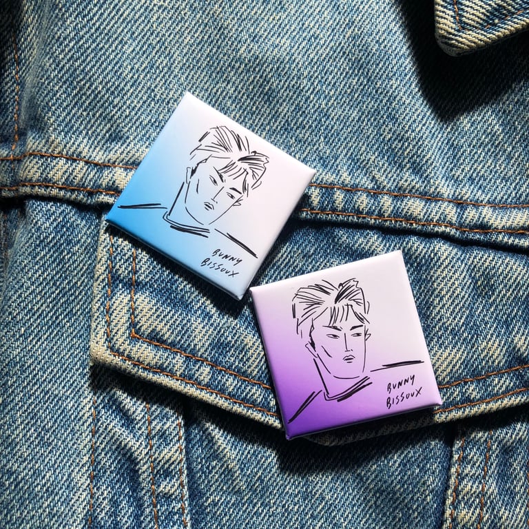 'BOY' - SQUARE BADGE Image 2