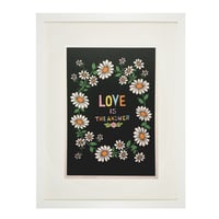 Image 1 of Love is the Answer Daisy Chain A5 Print