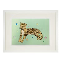 Image 1 of Reclining Leopard A5 Print