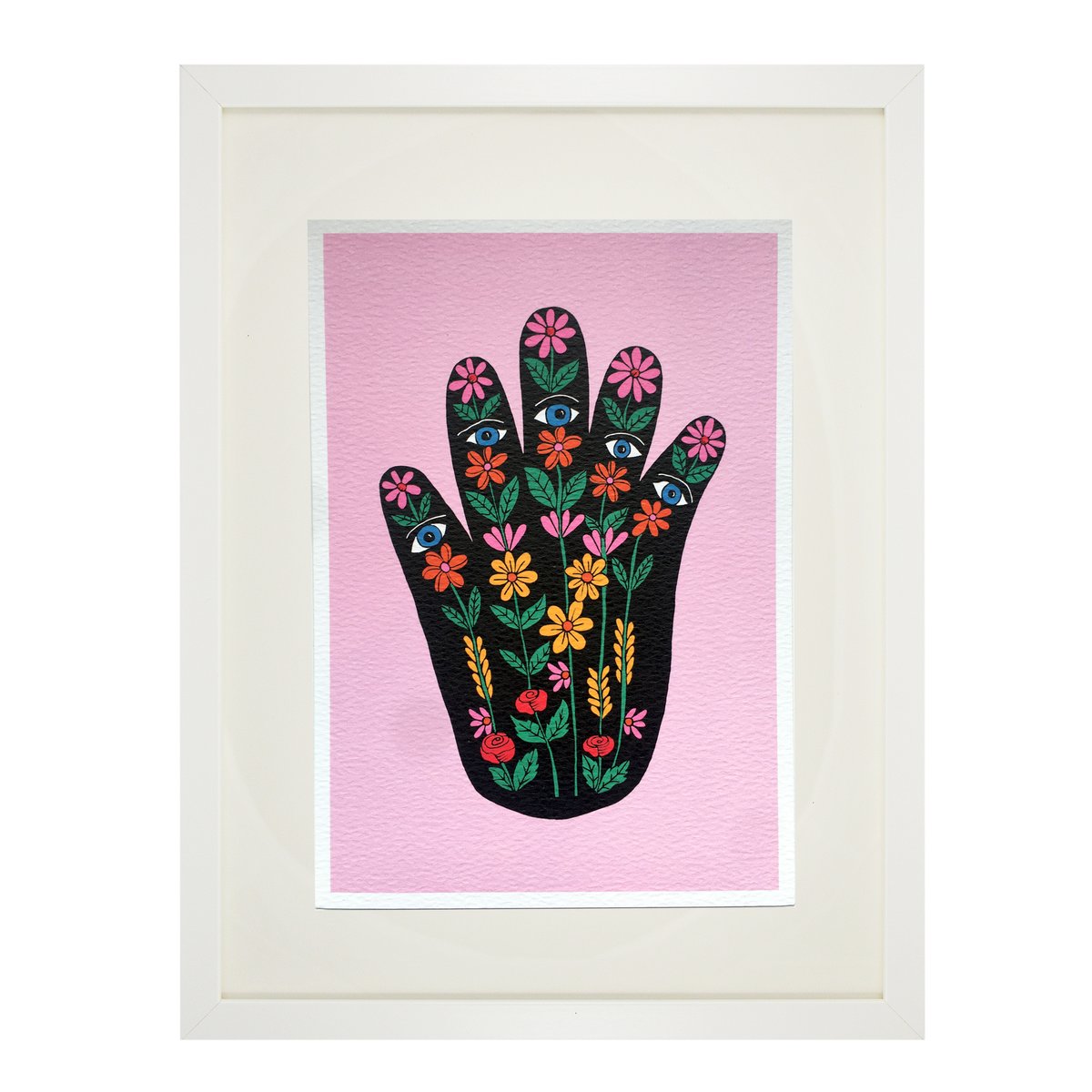 Floral Hand A5 Print