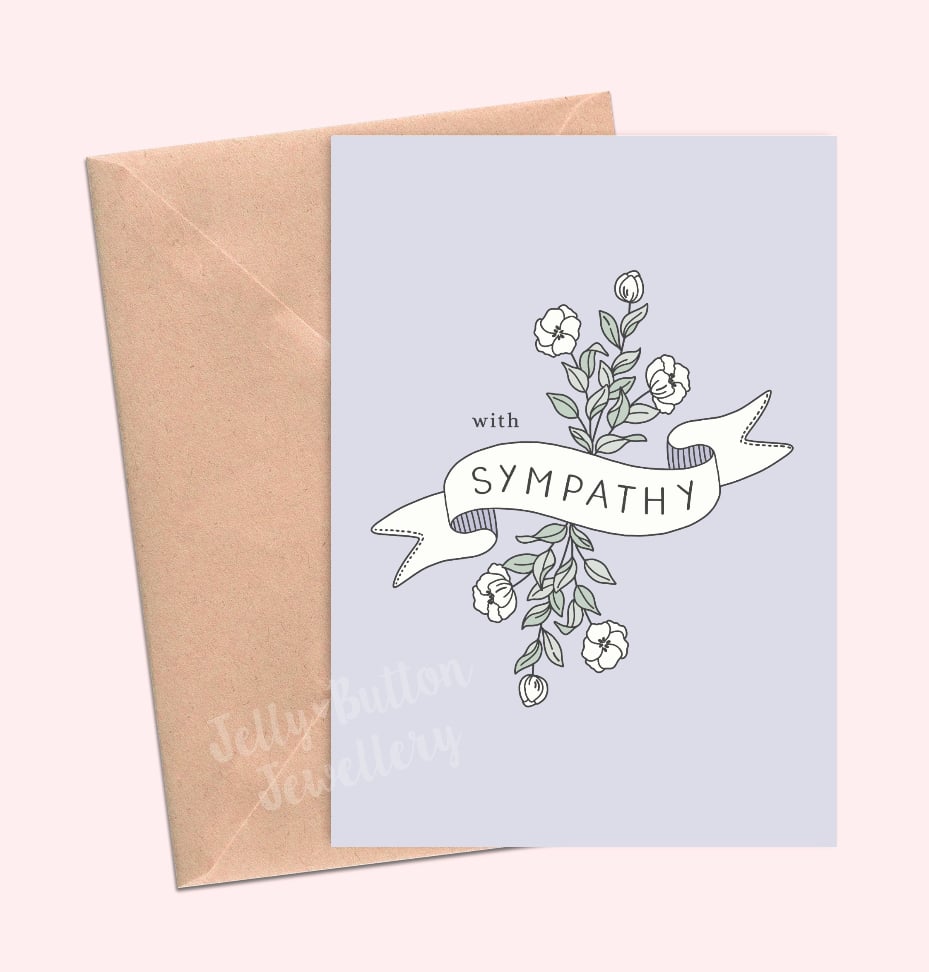 Image of With Sympathy Greetings Card