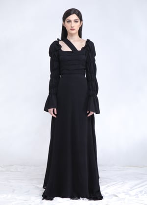 Image of Lela Maxi Dress & Gown in Black