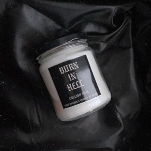 Image of Rose Quartz candle by Burn in Hell Candle Co