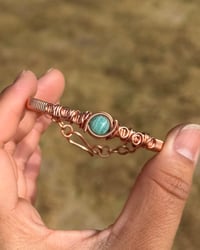 Image 2 of Amazonite Copper Bracelet 🩵