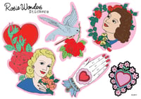 Image 1 of 50% reduced! Lovely Ladies Stickers