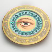 Image 2 of Lover's Eye - Light Blue - Fine China Plate - #0738