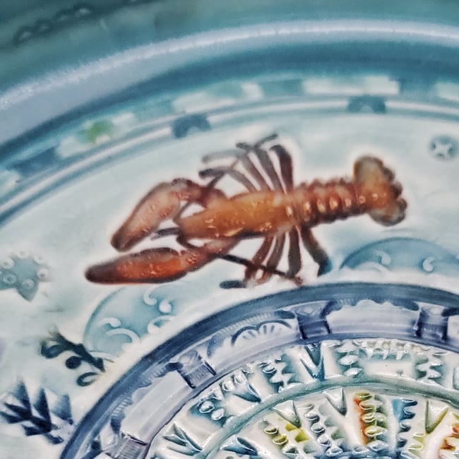 Oceanic  Garlic  Porcelain Grater