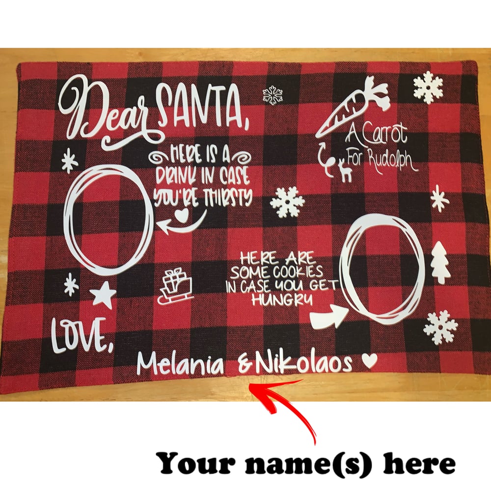 Image of Santa’s Snack Placemat 