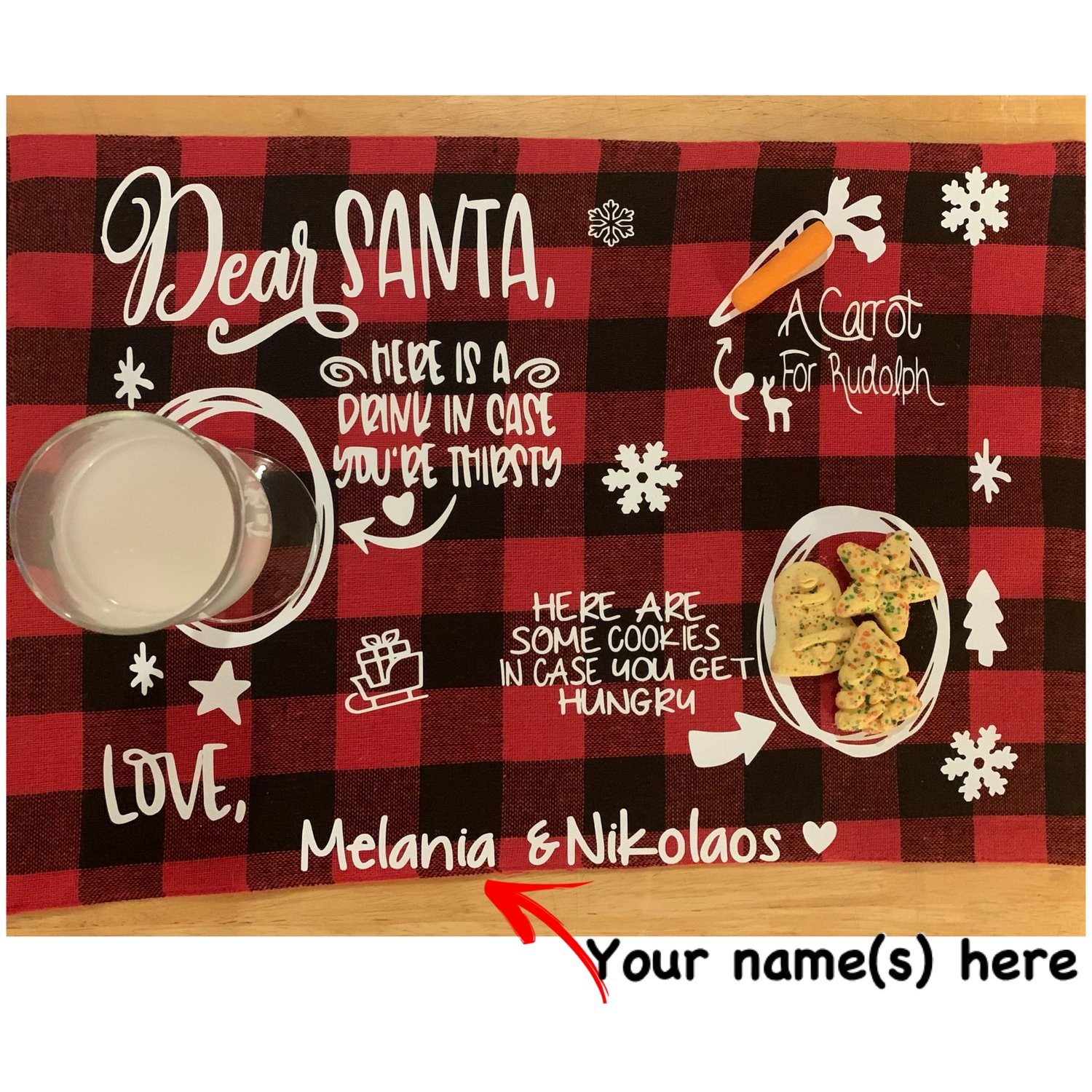 Image of Santa’s Snack Placemat 