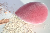 BLUSH PINK MICROFIBRE VELVET BEAUTY SPONGE