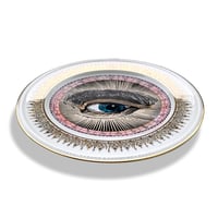 Image 2 of Lover's Eye - Engraved - Vintage French Fine Bone China - #0717