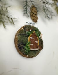 Image 3 of Fairy Door Ornament - Mossy Hollow