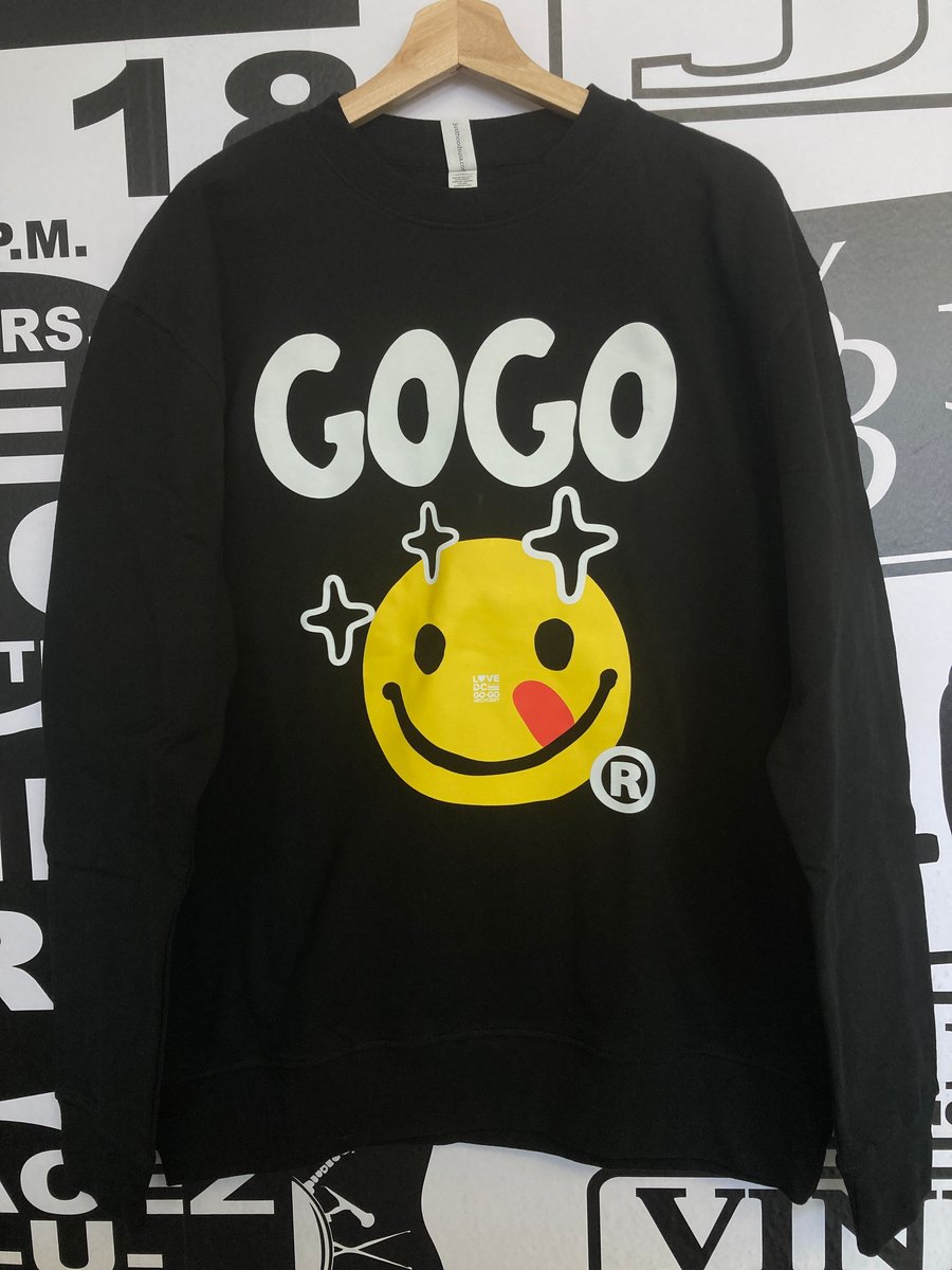 Image of MITCHCRAFT GOGO Smiley Face Black Crew 