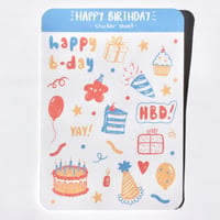 Happy Birthday Sticker Sheet