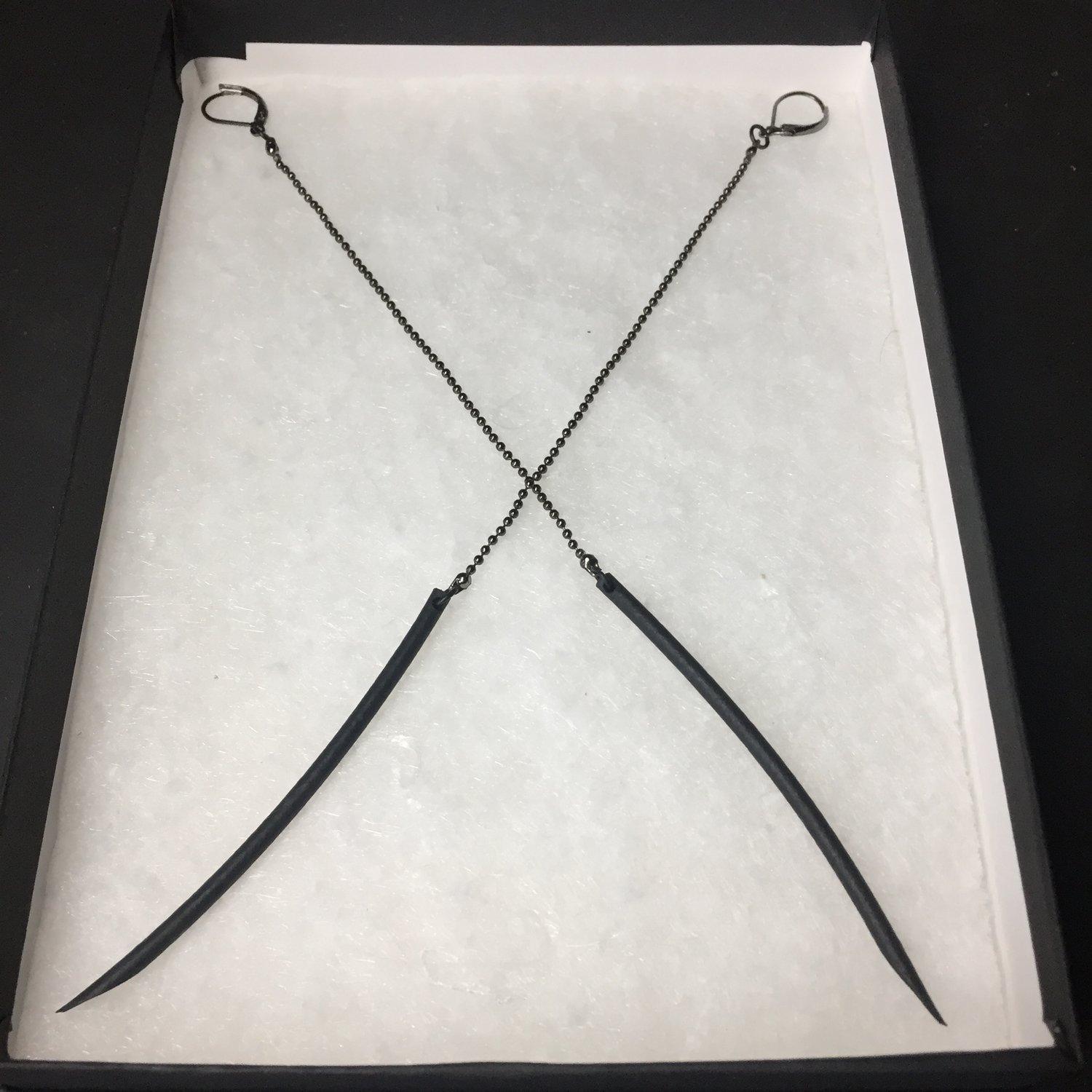 Image of Spine Pendulum Earrings