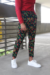 Image 1 of The kendu pants- Black garden 