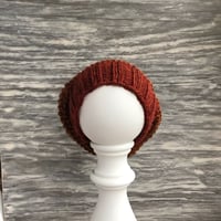 Image 4 of Knitted Beanie - Cinnamon Colors