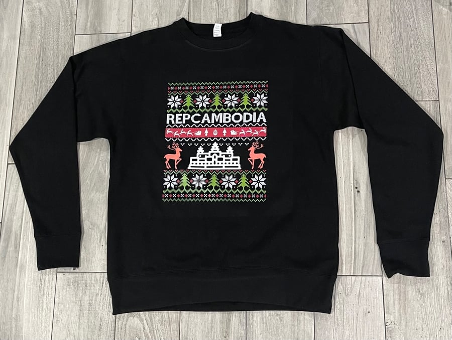 Image of RepCambodia Ugly X-mas Crewneck Sweater