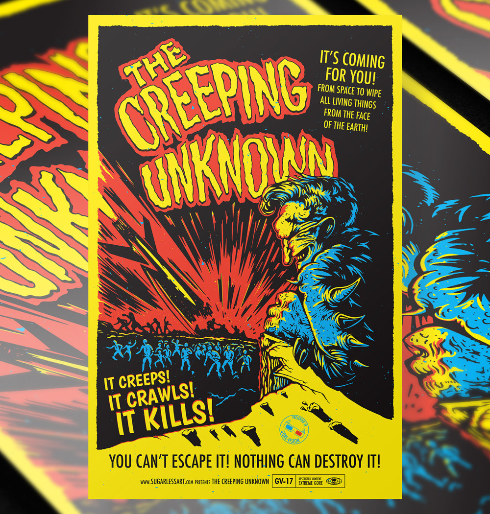 The Creeping Unknown Poster