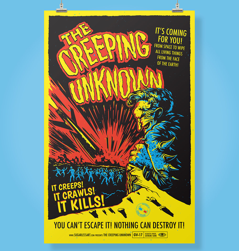 The Creeping Unknown Poster