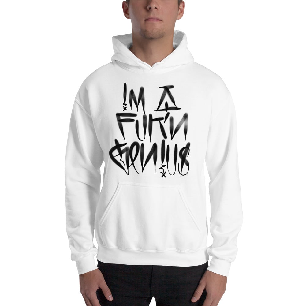 Image of FKN GENIUS HOODIE(BLAKK)