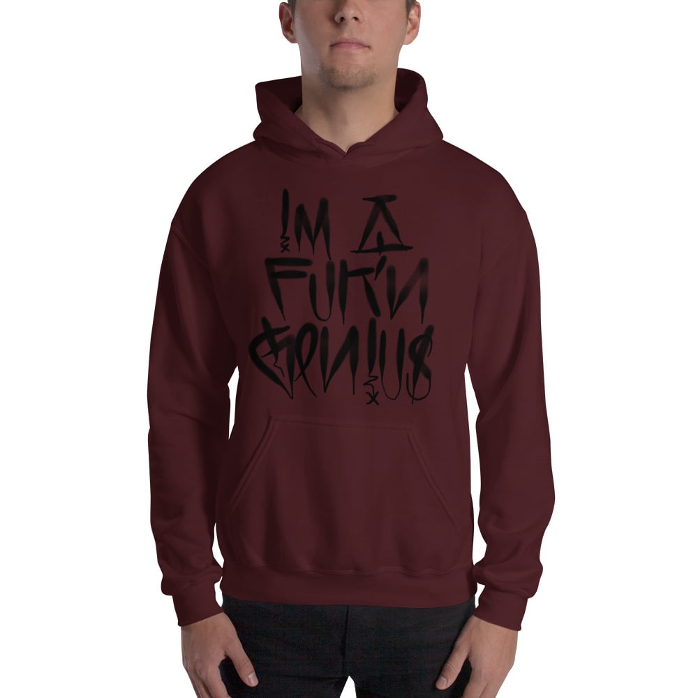 Image of FKN GENIUS HOODIE(BLAKK)