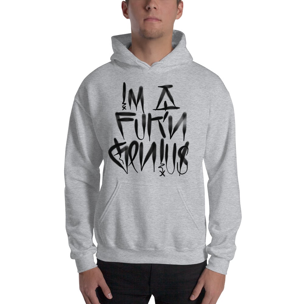 Image of FKN GENIUS HOODIE(BLAKK)