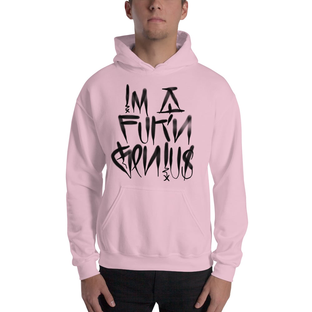 Image of FKN GENIUS HOODIE(BLAKK)