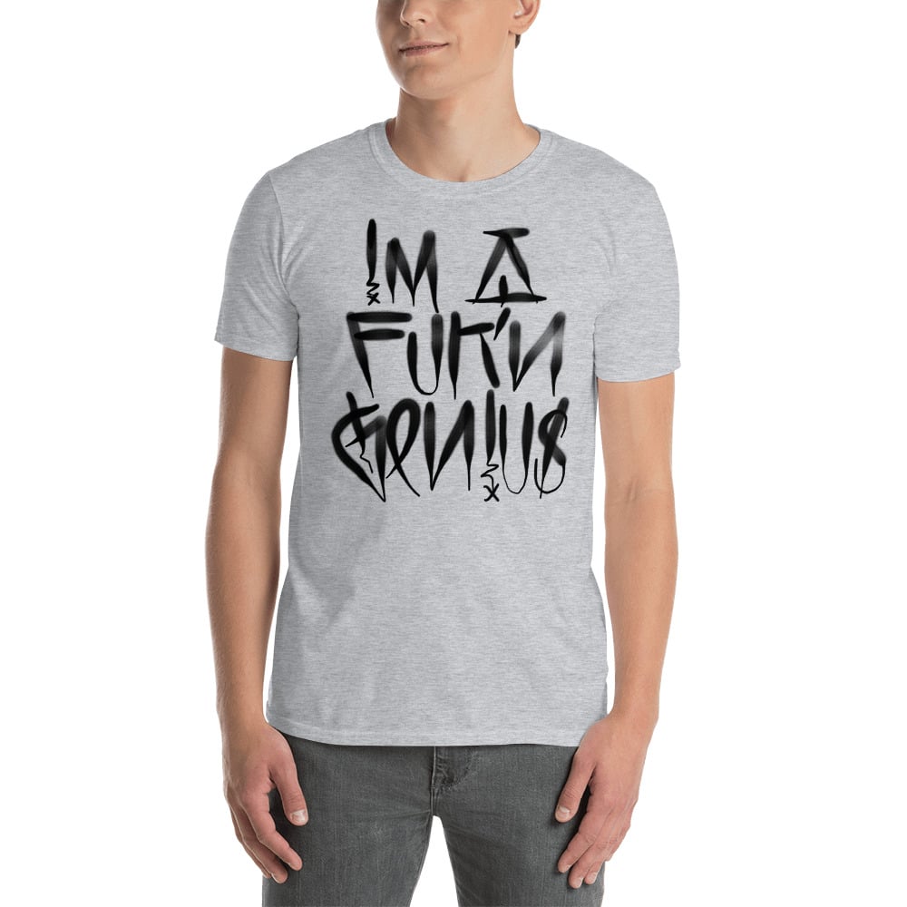 Image of FKN GENIUS T SHIRT(BLAKK)