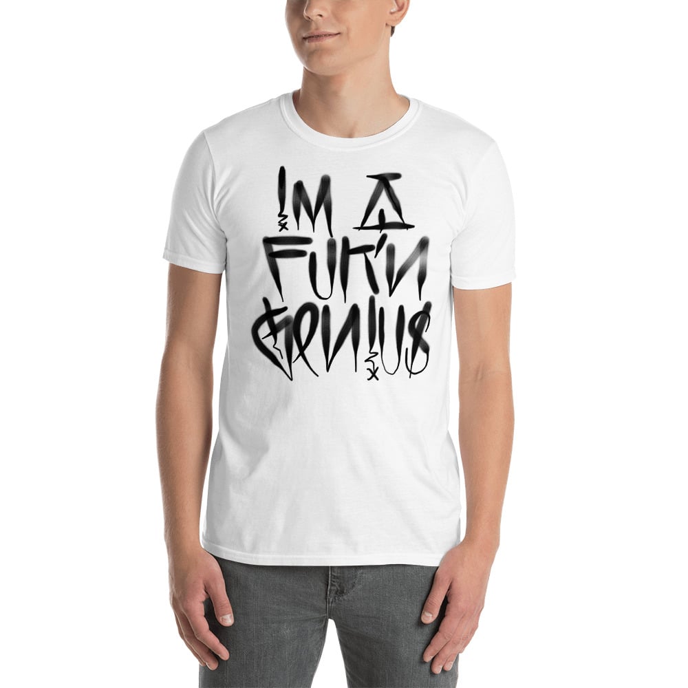 Image of FKN GENIUS T SHIRT(BLAKK)