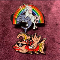 Unicorn and Fish Pin Combo Pack