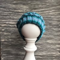 Image 4 of Knitted Beanie - Seafoam 