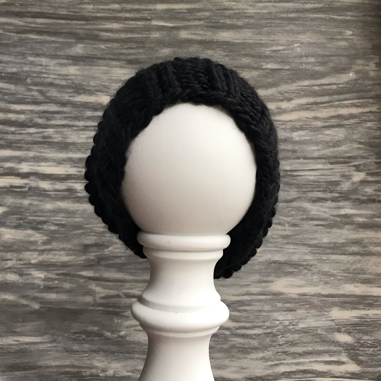 Image of Knitted Beanie - Black