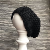Image 4 of Knitted Beanie - Black